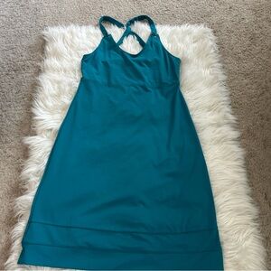 NWOT Merrell Teal activewear Dress with Crisscross Straps Sz XS